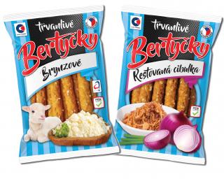 Mix dvou druhů Bertyček Variace: Brynzové + Restovaná cibulka