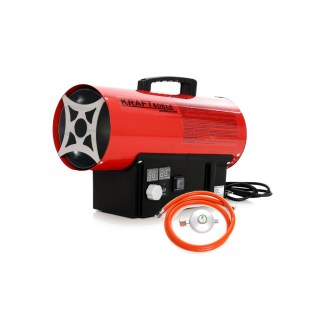 Kraft & Dele KD11702 Plynové topidlo s ventilátorem 60kW, LCD displej, regulátor, hadice