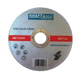 Kraft & Dele KD1943 Řezný kotouč na ocel 125x1,0x22,2mm