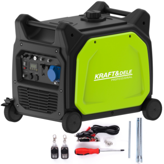 Kraft & Dele KD682 Elektrocentrála s hladkou sinusovkou, 7,6kW, 3x230V,1x12V,elektr. start