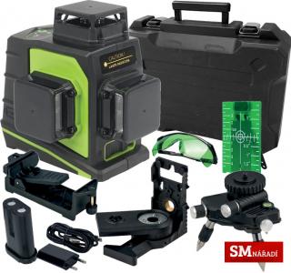 Strend Pro Industrial GF360G, 3D, zelený paprsek,samonivelace,exteriér,30/50m, kufr