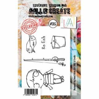 AALL&Create - #315 / GO FISH - silikonová razítka