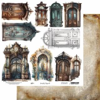 Art Alchemy - DOORS 2 - 12  scrapbooková vystřihovací čtvrtka