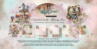 Art Alchemy - Enchanted World - Following Alice - 12x12  scrapbooková sada