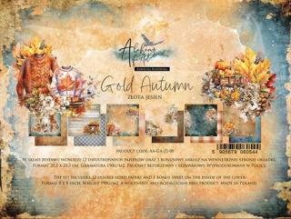 Art Alchemy - GOLD AUTUMN - 8x8  scrapbooková sada