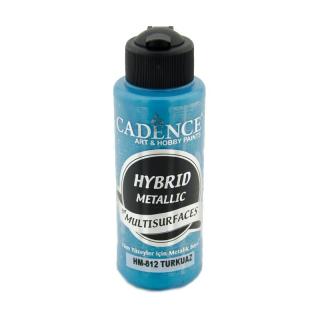 Cadence - HYBRID TURKUAZ / metalická barva Extreme light, 70 ml - tyrkysová