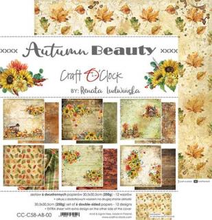 Craft o clock - AUTUMN BEAUTY / obrázky - 8  scrapbooková sada čtvrtek