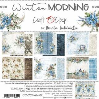 Craft o clock - WINTER MORNING / obrázky - 8  scrapbooková sada čtvrtek