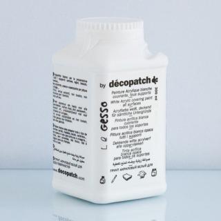 Decopatch - GESSO WHITE - bílá krycí akrylová barva, 300g
