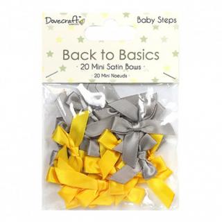 Dovecraft - BACK TO BASICS / BABY STEPS - mašličky, 20 ks