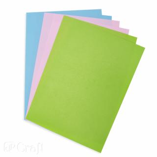 DP CRAFT - SHRINK PLASTIC FOIL, 3 ks- modrá, růžová a zelená smršťovací fólie