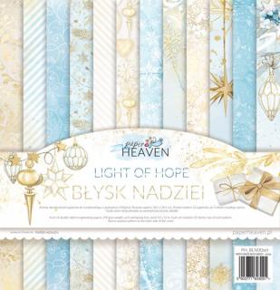 Galeria Papieru -  LIGHT OF HOPE - 12  kompletní vánoční scrapbooková sada