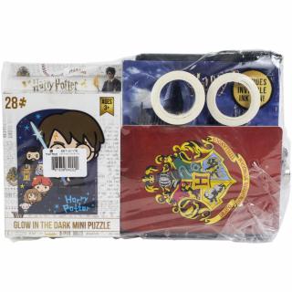 Harry Potter - SADA / puzzle, 2x washi páska, 3x samolepky, deník s perem, tečkovaný bloček