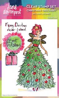 Jane Davenport - Christmas Tree Fairy - silikonová razítka
