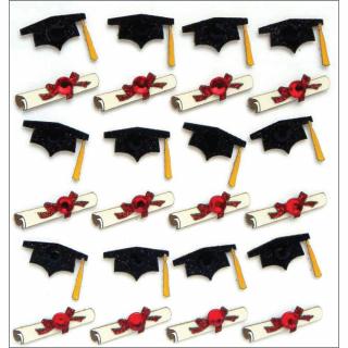 Jolees Boutique - GRADUATION / CAPAND DIPLOMA  - 3D samolepky