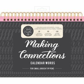 Kelly Creates - MAKING CONNECTIONS / CALENDAR WORDS - písanka na krasopsání, měsíce