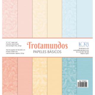 KORA project - TROTAMUNDOS - 12  scrapbooková sada čtvrtek