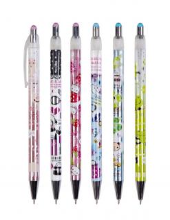 Kuličkové pero s extra tenkým hrotem Needle Tip, náhodná barva, 1ks