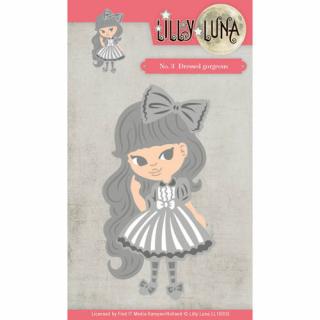 Lilly Luna - DRESSED GORGEOUS -  kovové vyřezávací šablony