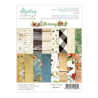 Mintay - BOTANY - 6x8  scrapbookové čtvrtky