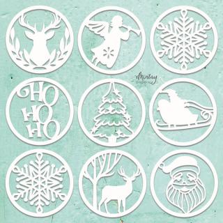Mintay - CHRISTMAS CIRCLES - vánoční kartonové motivy