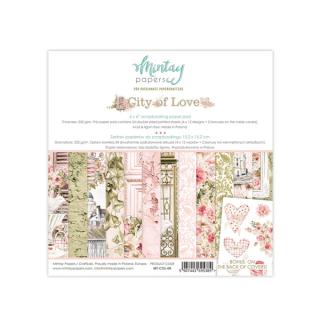 Mintay -  CITY OF LOVE - 6 x 6  scrapbooková sada čtvrtek