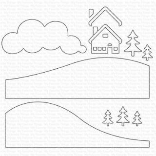 My Favorite Things - SNOWY SCENE BUILDER - vyřezávací šablony