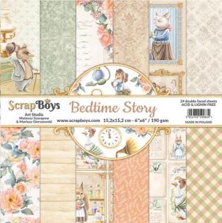 ScrapBoys - BEDTIME STORY - 6  kompletní scrapbooková sada