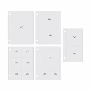 Simple Stories - VERTICAL POCKET / MINI REFILL 4x6 do alb 6x8  - náhradní obaly