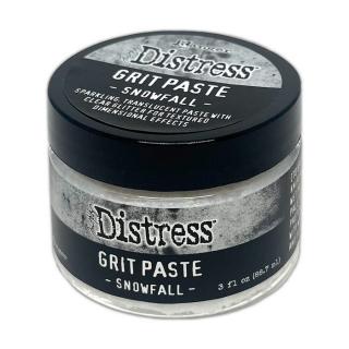 Tim Holtz - Distress / GRIT PASTE / SNOWFALL - bílá, sněhová strukturovací pasta