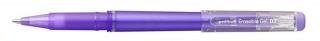 Uni-ball - fialová / školní gumovací pero s víčkem