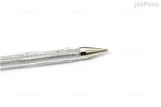 Uni-Ball - SIGNO 120SP / SILVER / SPARKLING -  třpytkové stříbrné gelové pero, hrot 0,7 mm