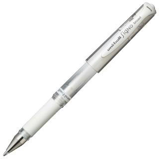 Uni-Ball - SIGNO BROAD / WHITE -  bílé gelové pero, hrot 1 mm