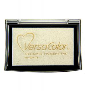 VersaColor - WHITE - XXL bílá pigmentová razítkovací barva