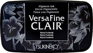 Versafine - CLAIR / BLACK - pigmentová razítkovací barva