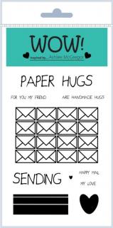 WOW! - PAPER HUGS - silikonová razítka