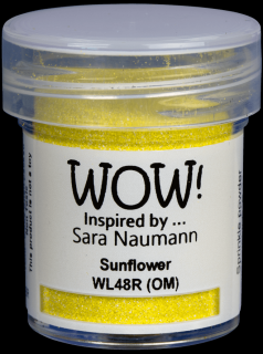 WOW! - Sara Naumann / SUNFLOWER / WL48R - neprůhledný  embossovací prášek