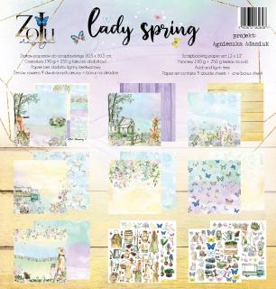 ZoJu Design - LADY SPRING - 6x6  scrapbooková sada