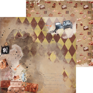 ZoJu Design - MAGIC WORLD 4  - 12x12  scrapbooková čtvrtka