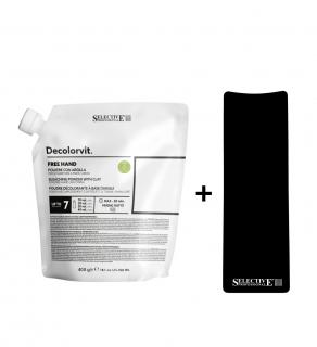 AKCE MĚSÍCE DECOLORVIT FREE-HAND 400g + extra velká melírovací podložka 13×40 cm ZDARMA