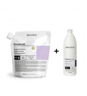 AKCE MĚSÍCE DECOLORVIT SCALP 500g + DECOLORVIT ACTIVE USE 6% 1 000 ml ZDARMA