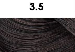 BHEYSÉ HAIR COLOR - Profesionální oxidační permanentní barva na vlasy s arganovým olejem a keratinem - PRO PROFESIONÁLY Odstín: 3.5 RED DARK BROWN