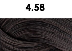BHEYSÉ HAIR COLOR - Profesionální oxidační permanentní barva na vlasy s arganovým olejem a keratinem - PRO PROFESIONÁLY Odstín: 4.58 CHOCOLATE BROWN