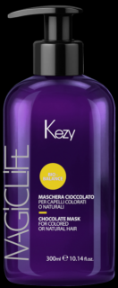 Čokoládová maska určená pro hnědé vlasy - KEZY - CHOCOLATE MASK 300 ml