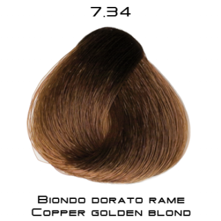 COLOREVO 100 ml - Profesionální oxidační krémová barva s ceraflux plus Odstín: 7,34