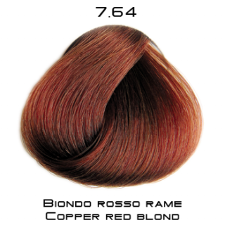 COLOREVO 100 ml - Profesionální oxidační krémová barva s ceraflux plus Odstín: 7,64