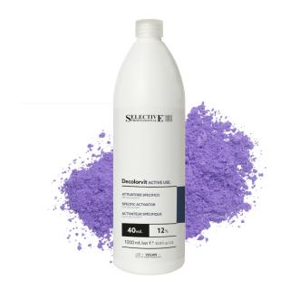 DECOLORVIT ACTIVE USE 12% 1000 ml - Oxidační emulze pro maximální výkon přípravků z řady Decolorvit - práškových melírů/odbarvovačů