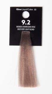 Demi permanentní barvení - GLOW LIQUID COLOR 60 ml Přelivy: 9.2 IRISE’ VERY LIGHT BLOND