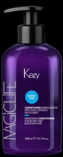 Energizující kondicionér pro barvené/ odbarvené a blond vlasy - KEZY - ENERGIZING CONDITIONER FOR BLOND AND BLEACHED HAIR 300 ml