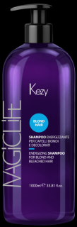 Energizující šampón pro barvené blond a odbarvené vlasy - KEZY - ENERGIZING SHAMPOO 1000 ml